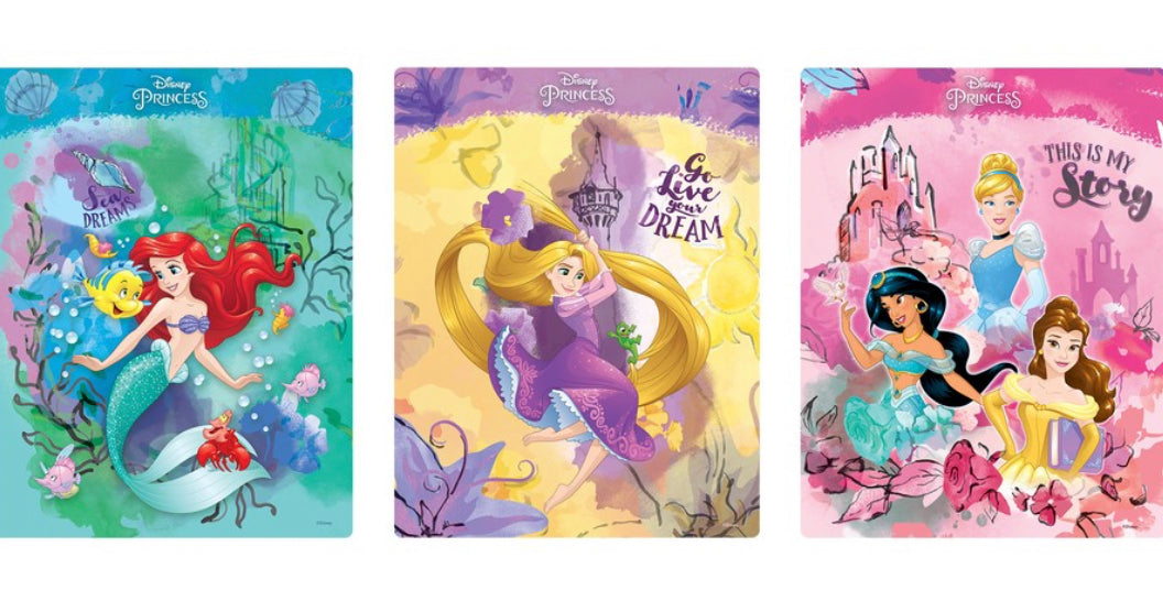 PUZZLE FRAME TRAY PRINCESS 3 PUZZLE PACK