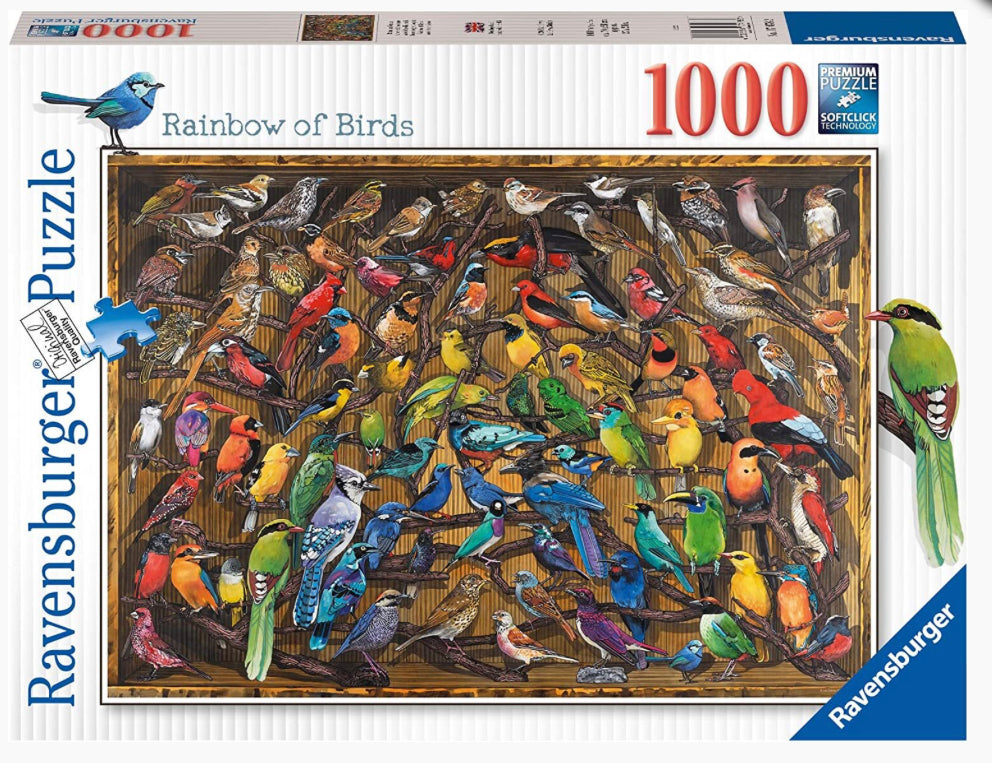 Puzzle 1000Pc Rainbow Of Birds