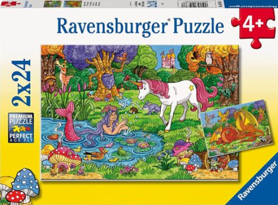 Puzzle 2X24Pc Magical Forest