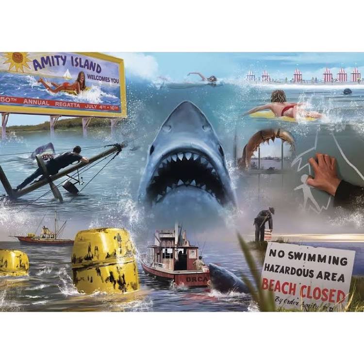 Puzzle 1000Pc Miovie Jaws