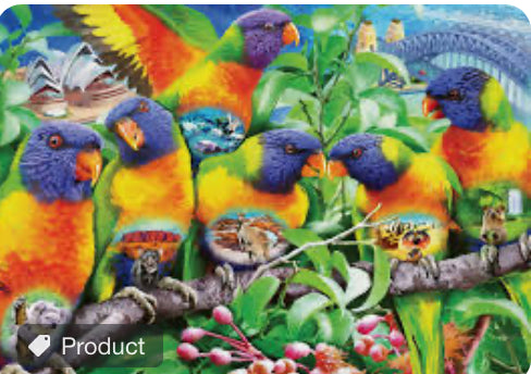 Puzzle 1000Pc Land Of The Lorikeet