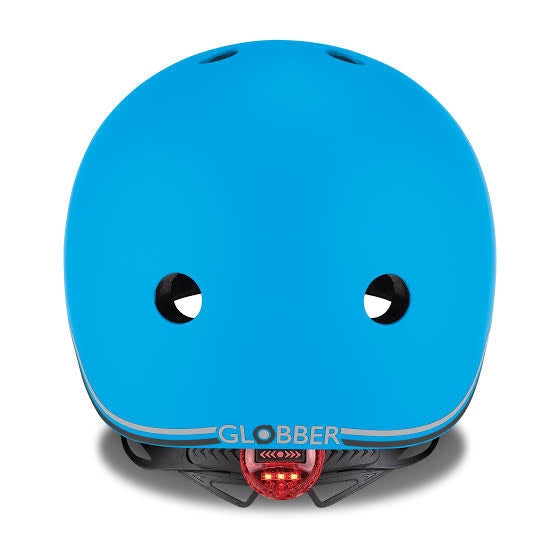 Helmet Globber Go Up Lights Xs/S Blue