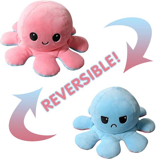 PLUSH MOODY OCTOPUS 14" ASSTD