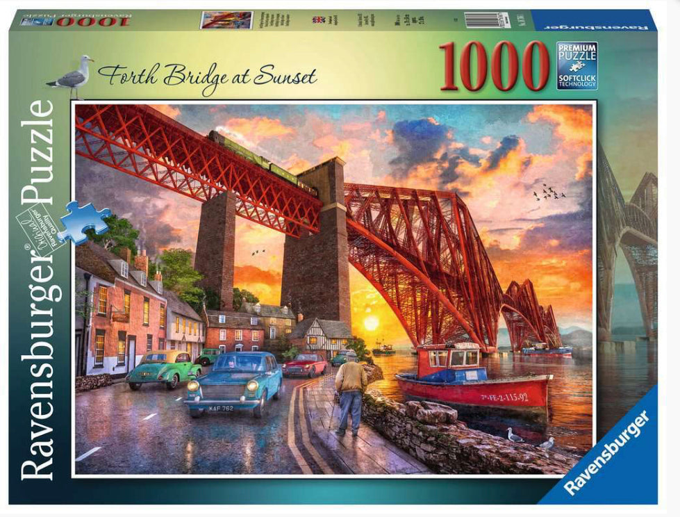 Puzzle 1000Pc Forth Bridge At Sunset