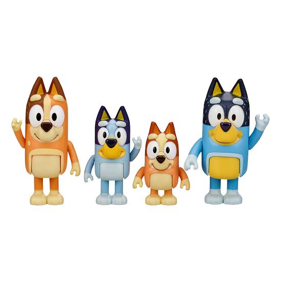 BLUEY S9 4 PACK FIGURES