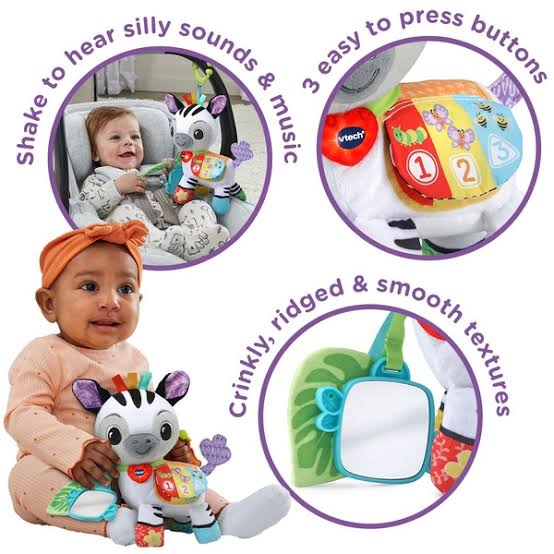 Vtech Baby On The Go Soft Zebra