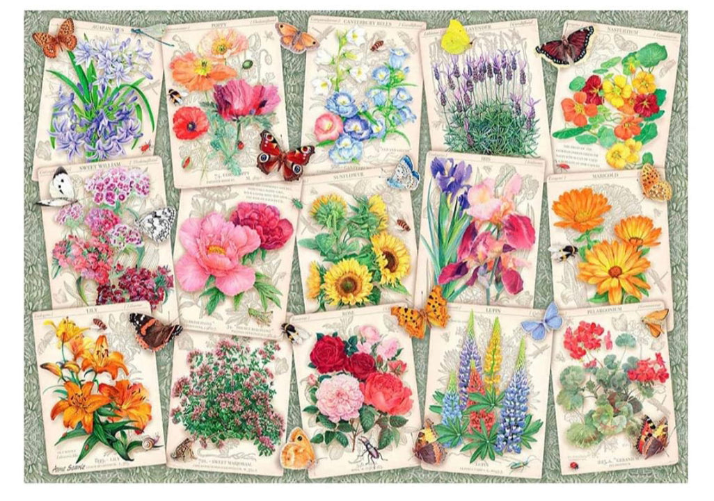 Puzzle 1000Pc Cottage Garden Favourites