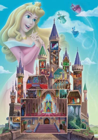 Puzzle 1000Pc Disney Castles Aurora