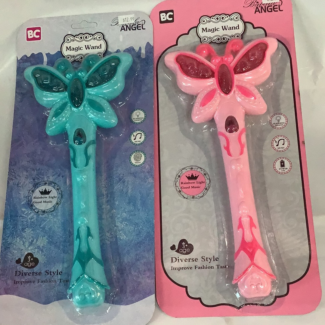 Magic Butterlfy Wand W Light And Sound