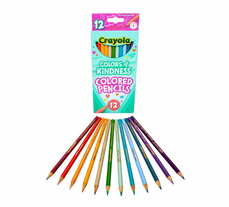 CRAYOLA PENCILS COLORED 12 PKT COK