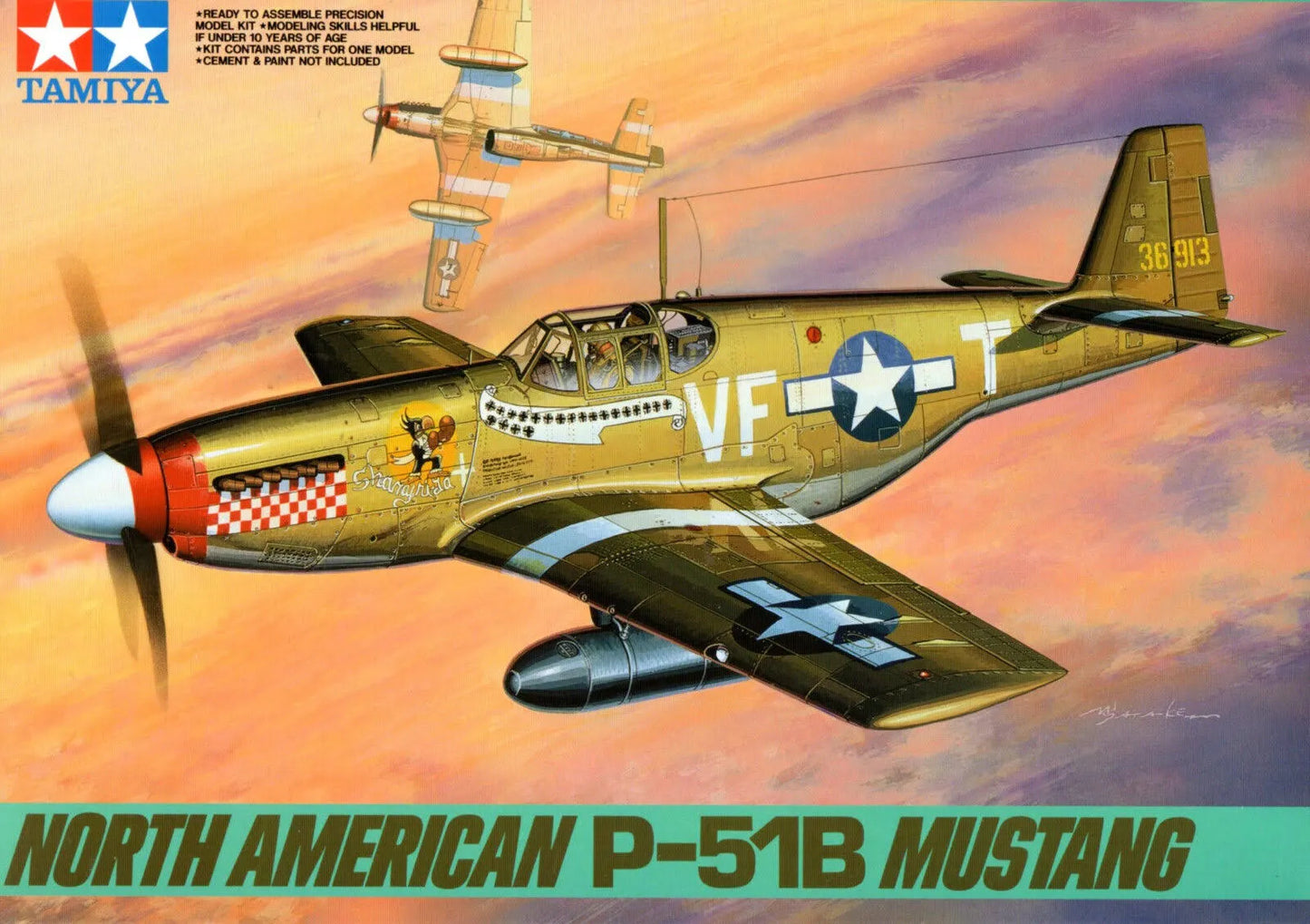 Tamiya 1/48 Nth American P-51B Mustang