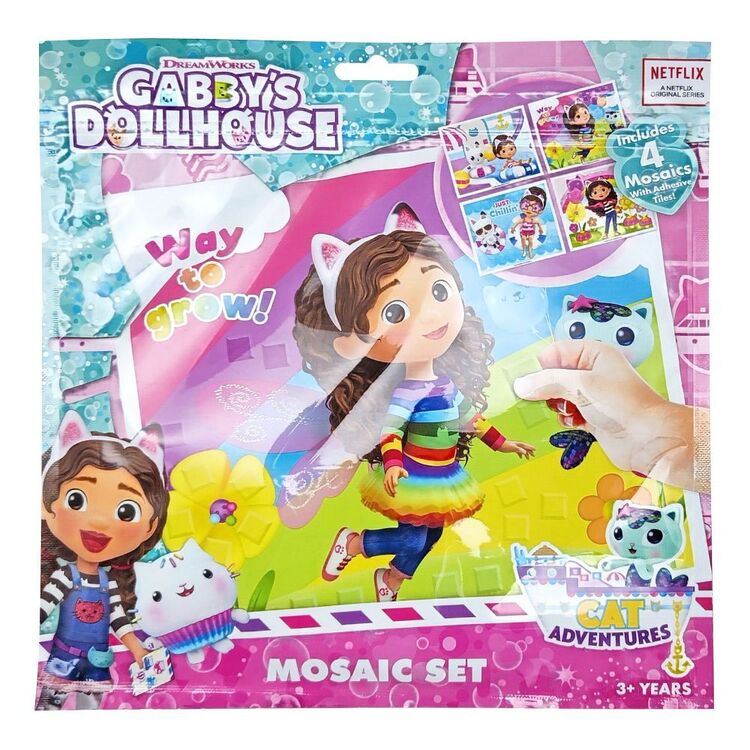 GABBY'S DOLLHOUSE MOSAIC SET