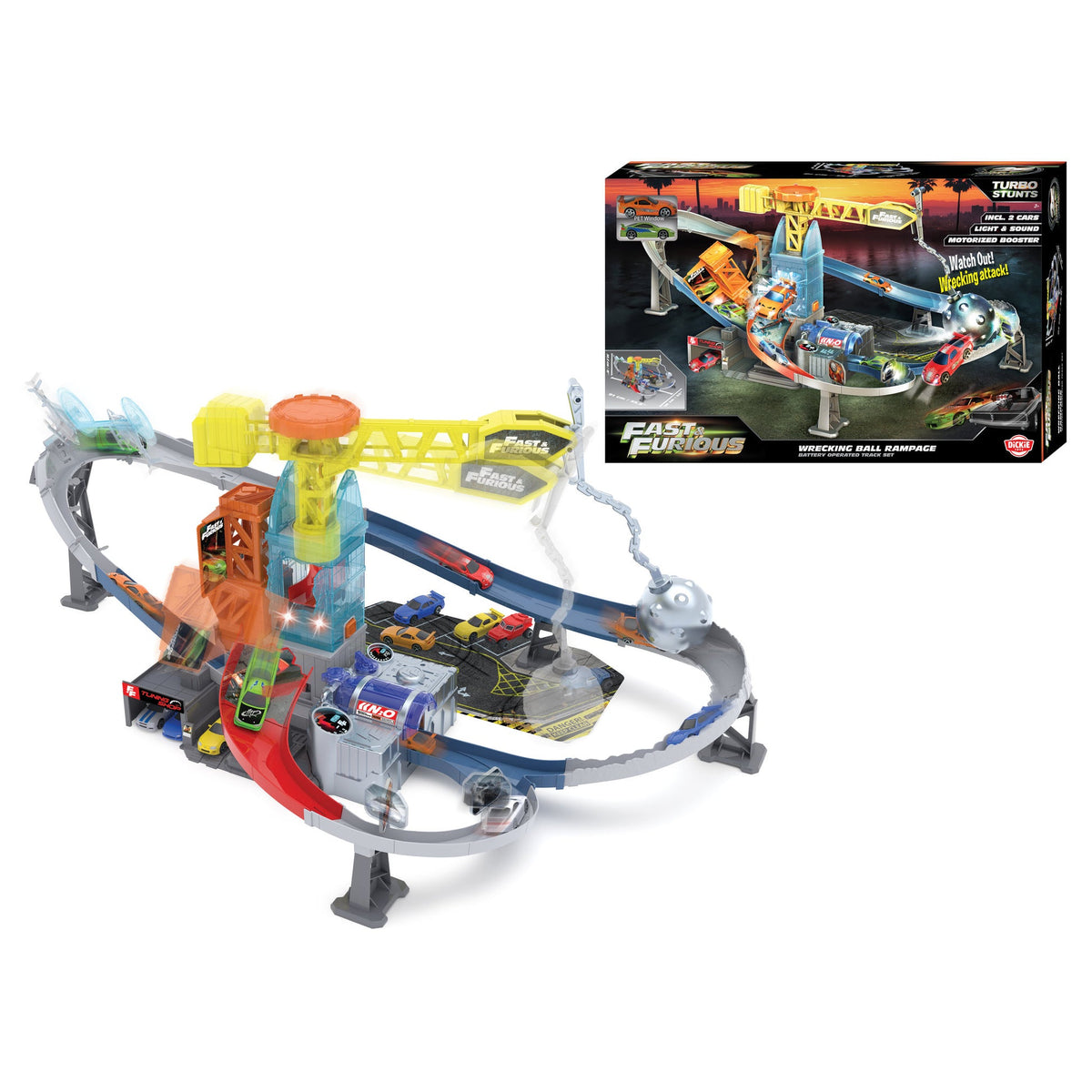 FAST & FURIOUS WRECKING BALL RAMPAGE SET