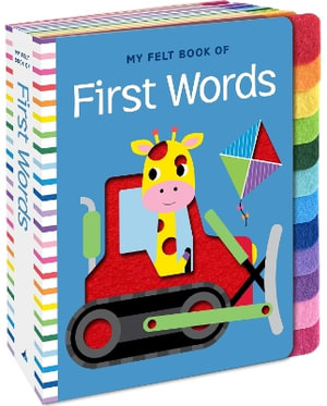 BOOK CHUNKY FELT TABBED FIRST WORDS