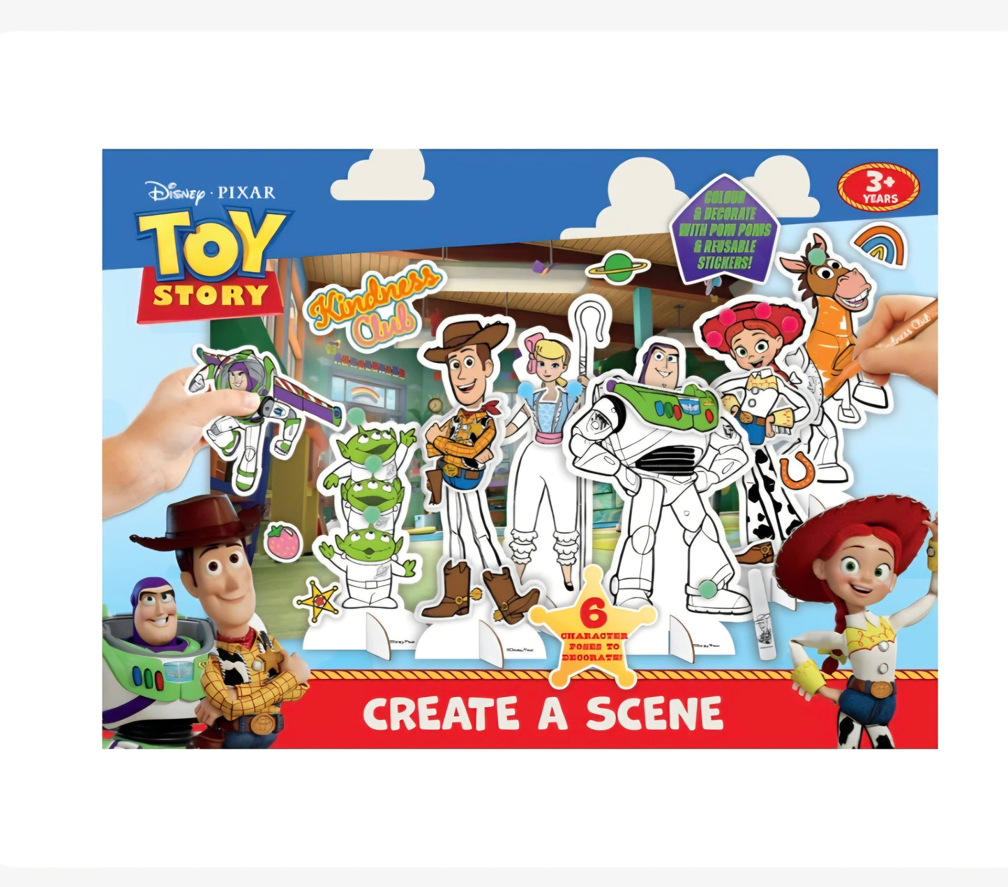 TOY STORY 2D PLASTER PAINT SET 4PK