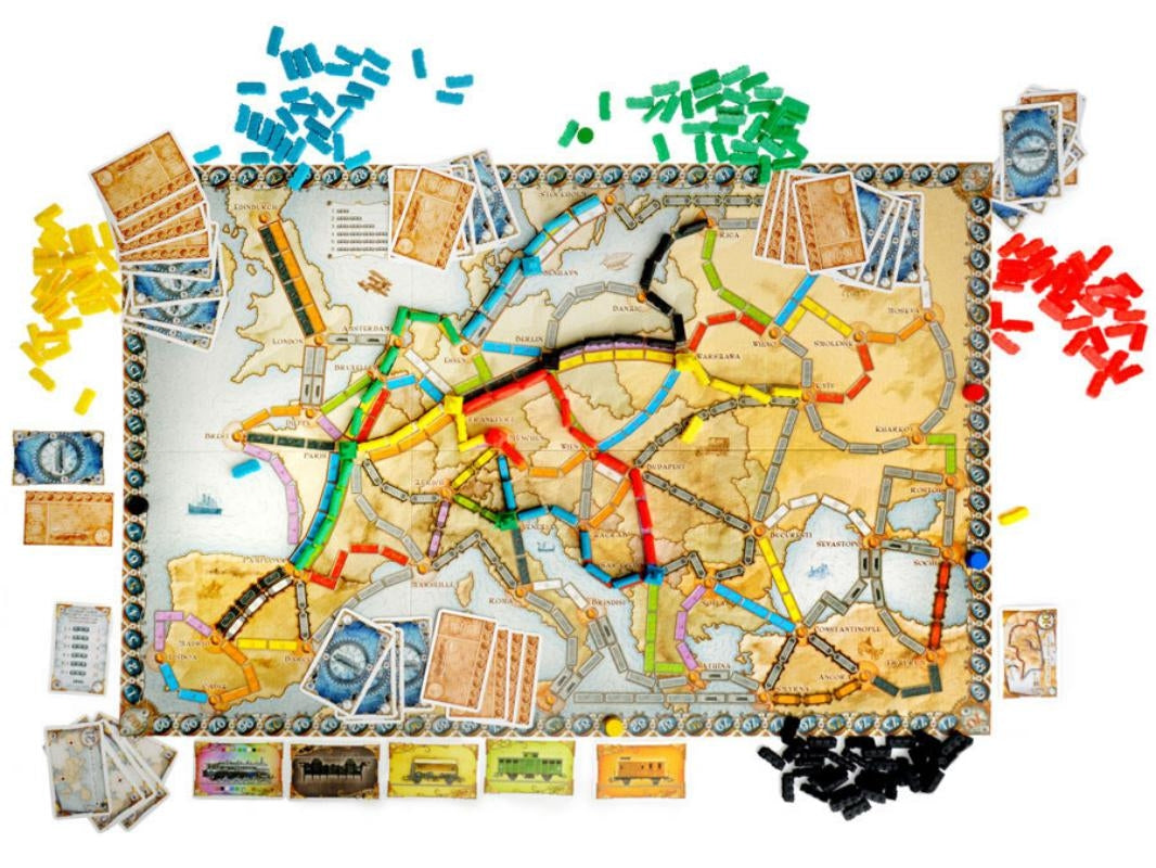 GAME TICKET TO RIDE EUROPE
