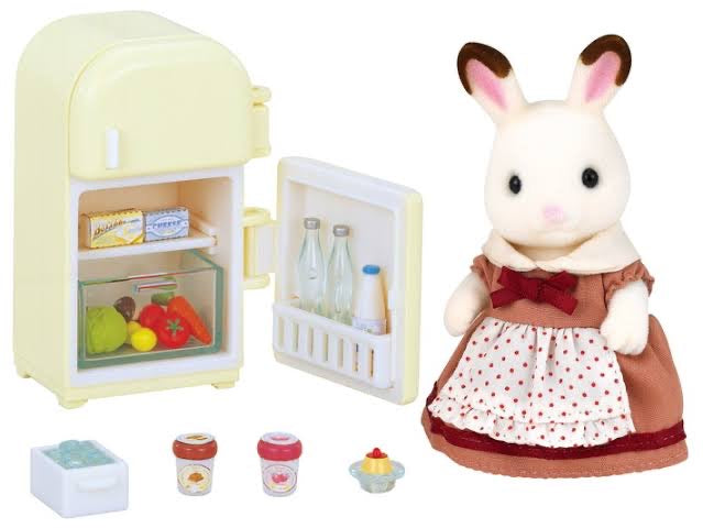 SYL/F CHOCOLATE RABBIT MOTHER SET