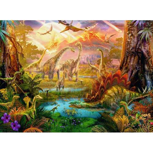 Puzzle 500Pc Land Of The Dinosaurs