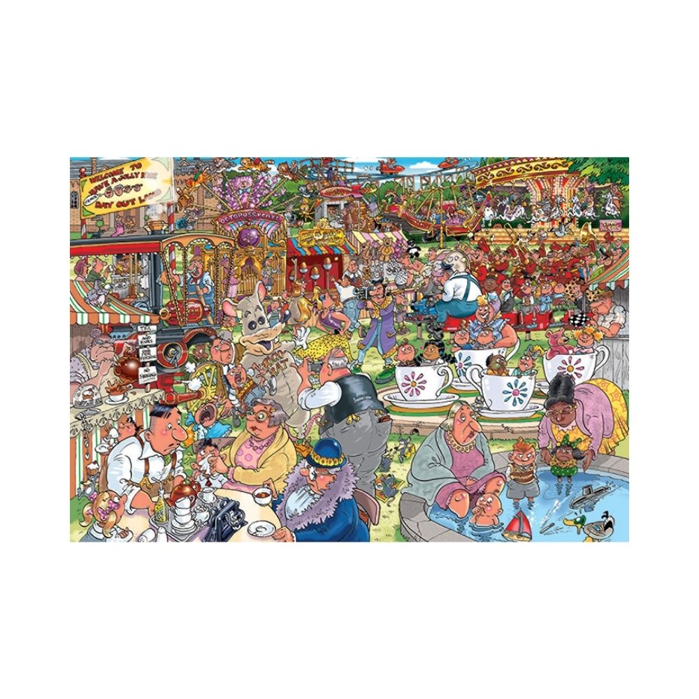 Puzzle Wasgij #23 Theme Park Thrills