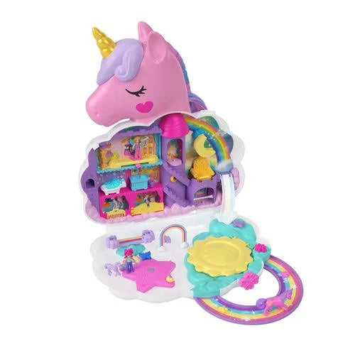 Polly Pocket Rainbow Unicorn Salon