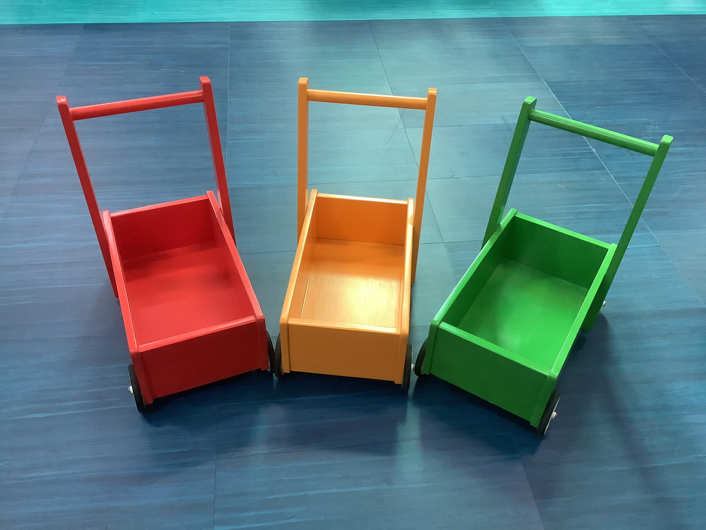 DROUIN WOODEN WALKER TROLLEY COLOUR