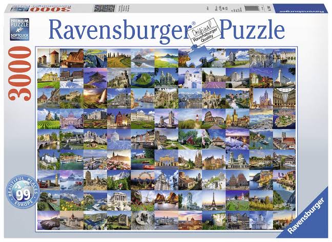 PUZZLE 3000PC 99 BEAUTIFUL PLACES OF EU