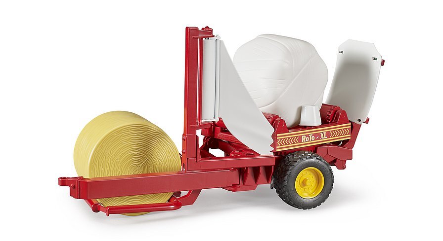 Bruder 1:16 Bale Wrapper W/Ochre & Bales