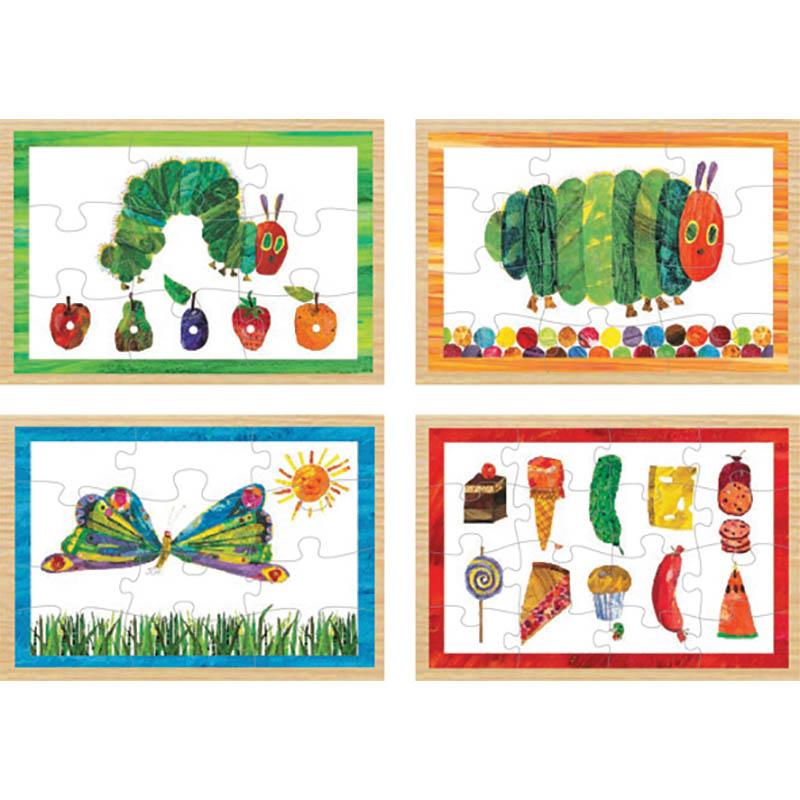 PUZZLE 4 IN 1 VERY HUNGRY CATERPILLAR