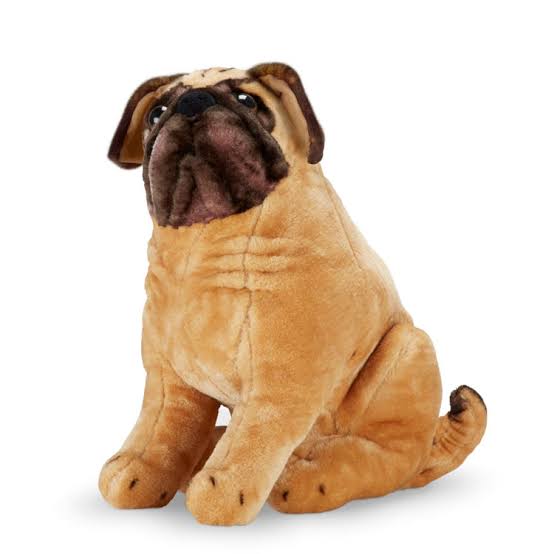 M&D LARGE PLUSH PUG