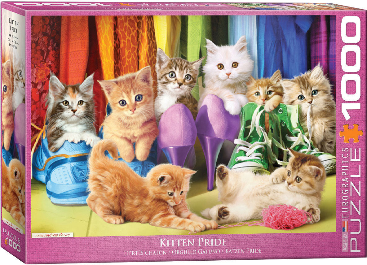 PUZZLE 1000PC KITTEN PRIDE