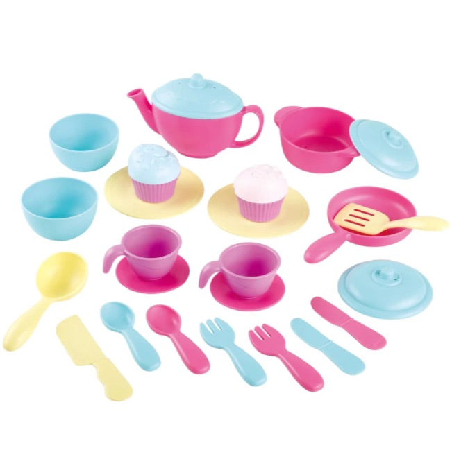 Play Go Pink Tea Time & Cookware Set