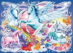 PUZZLE 100PC AMAZING UNICORNS