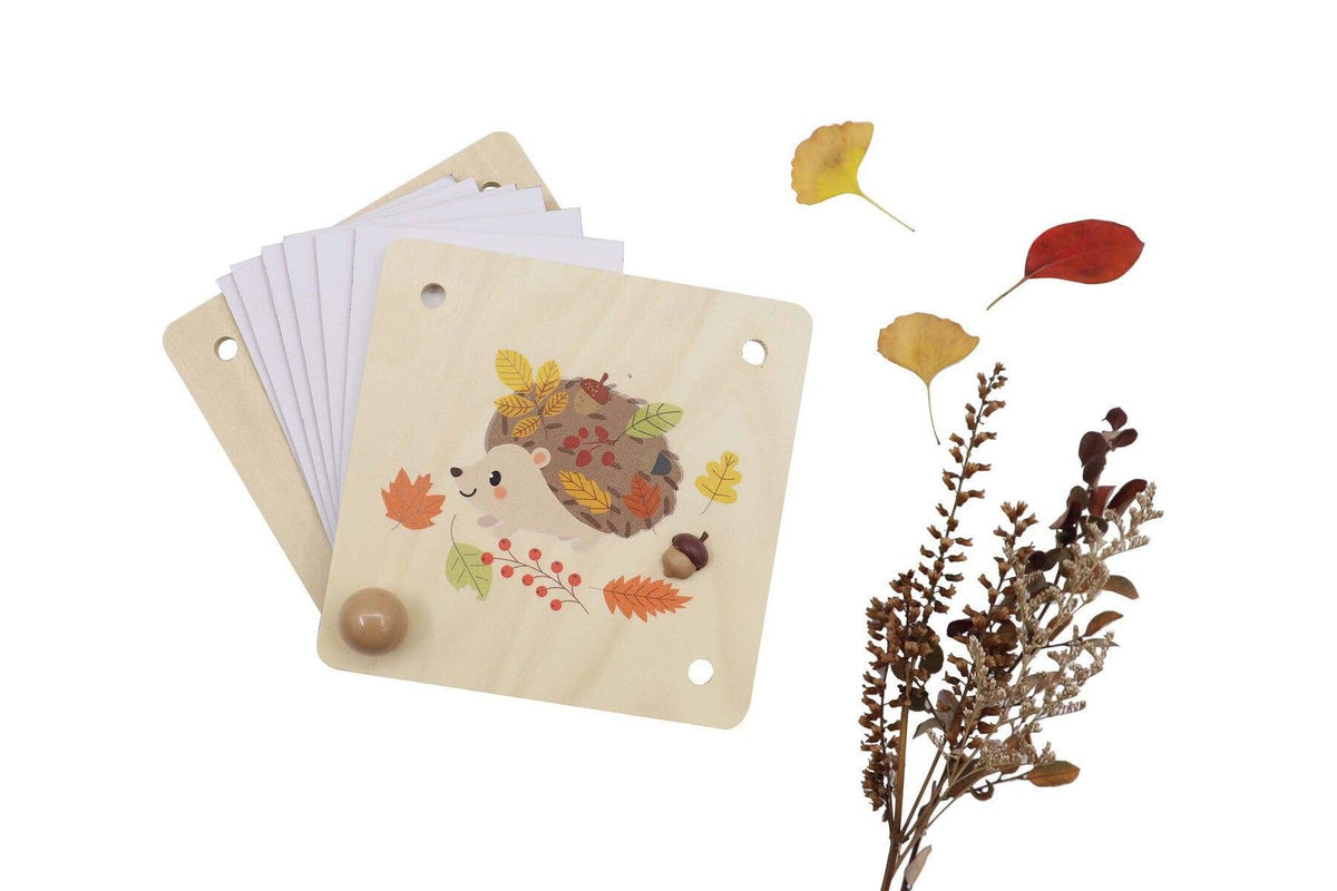 WOODEN FLOWER PRESS ECHIDNA