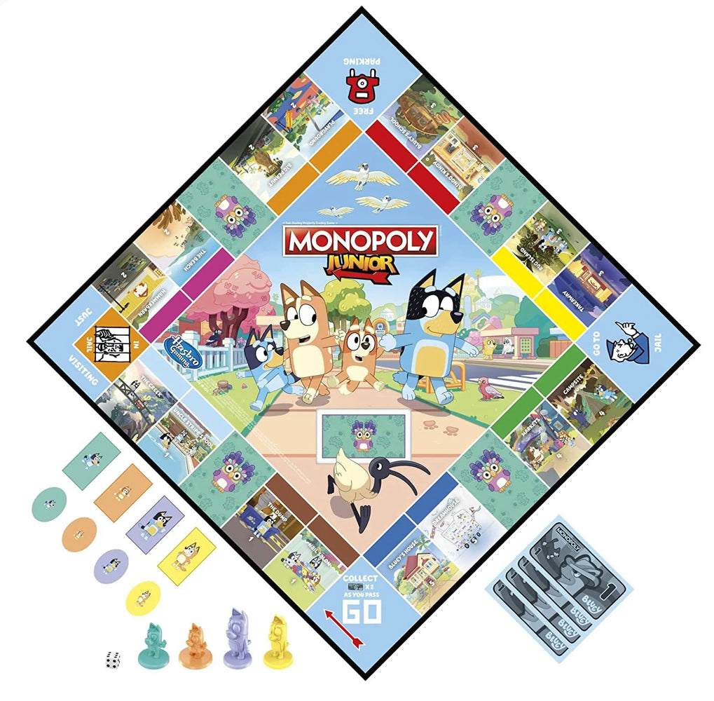 Game Monopoly Junior Bluey