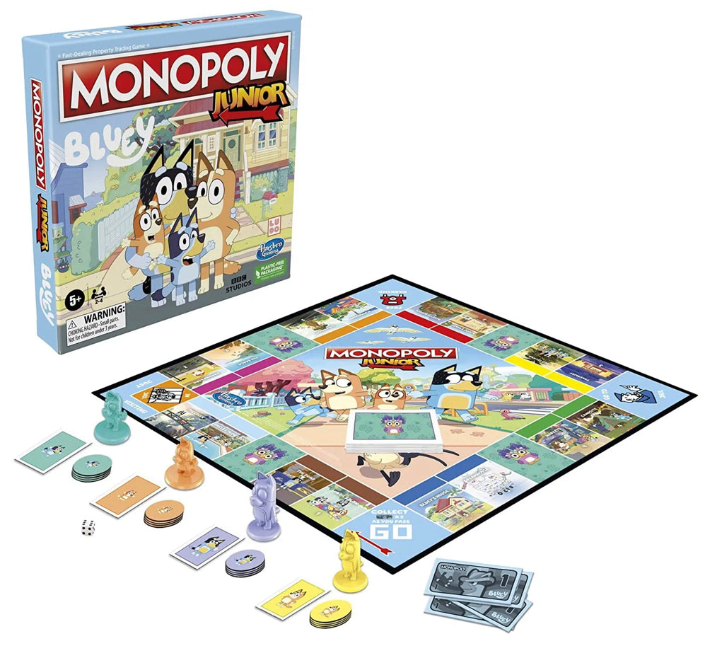 Game Monopoly Junior Bluey