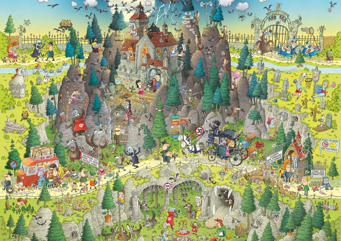 PUZZLE 1000PC HEYE FUNKY ZOO TRANSYLVAN