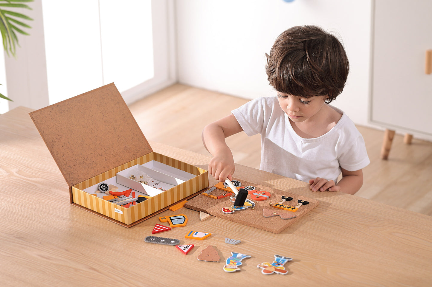 WOODEN TAP-A-SHAPE CONSTRUCTION
