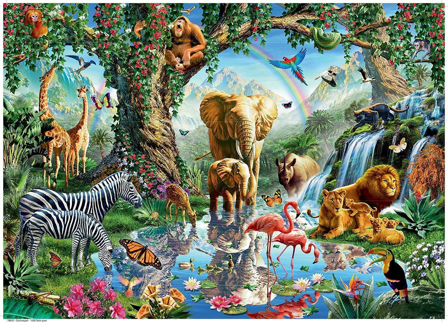 Puzzle 1000Pc Adventures In The Jungle