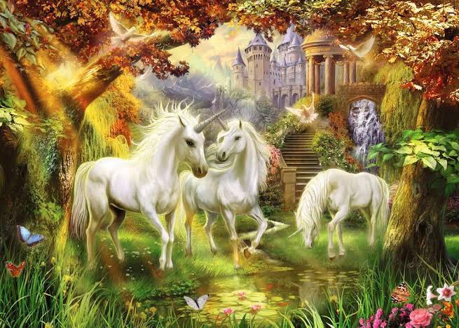Puzzle 1000Pc Unicorns In The Forest