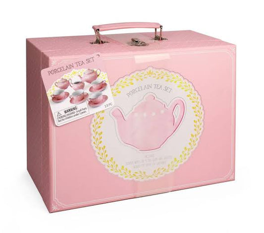 TEA SET DELUXE PORCELAIN 13PC