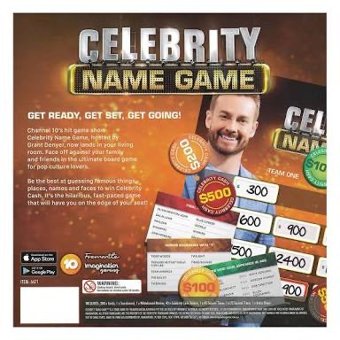 Game Celebrity Name Game