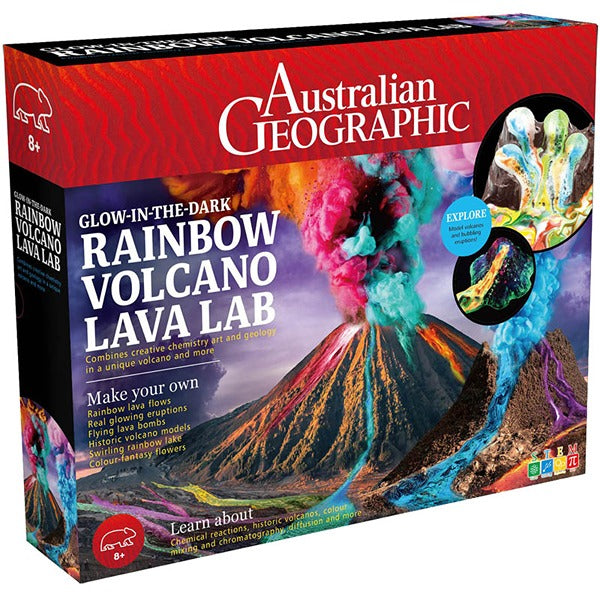 Aus Geo Rainbow Volcano Lava Lab