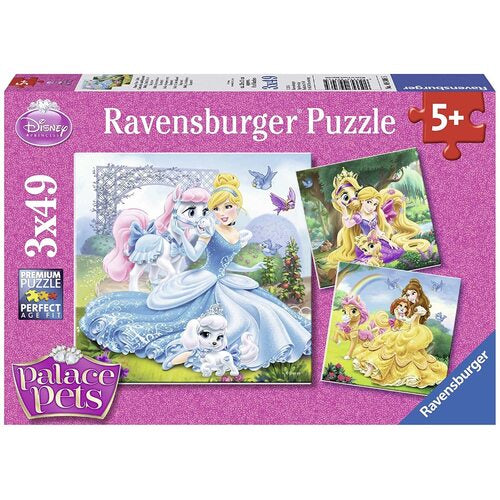 PUZZLE 3X49PC DISNEY BELLE CIND RAPUNZEL