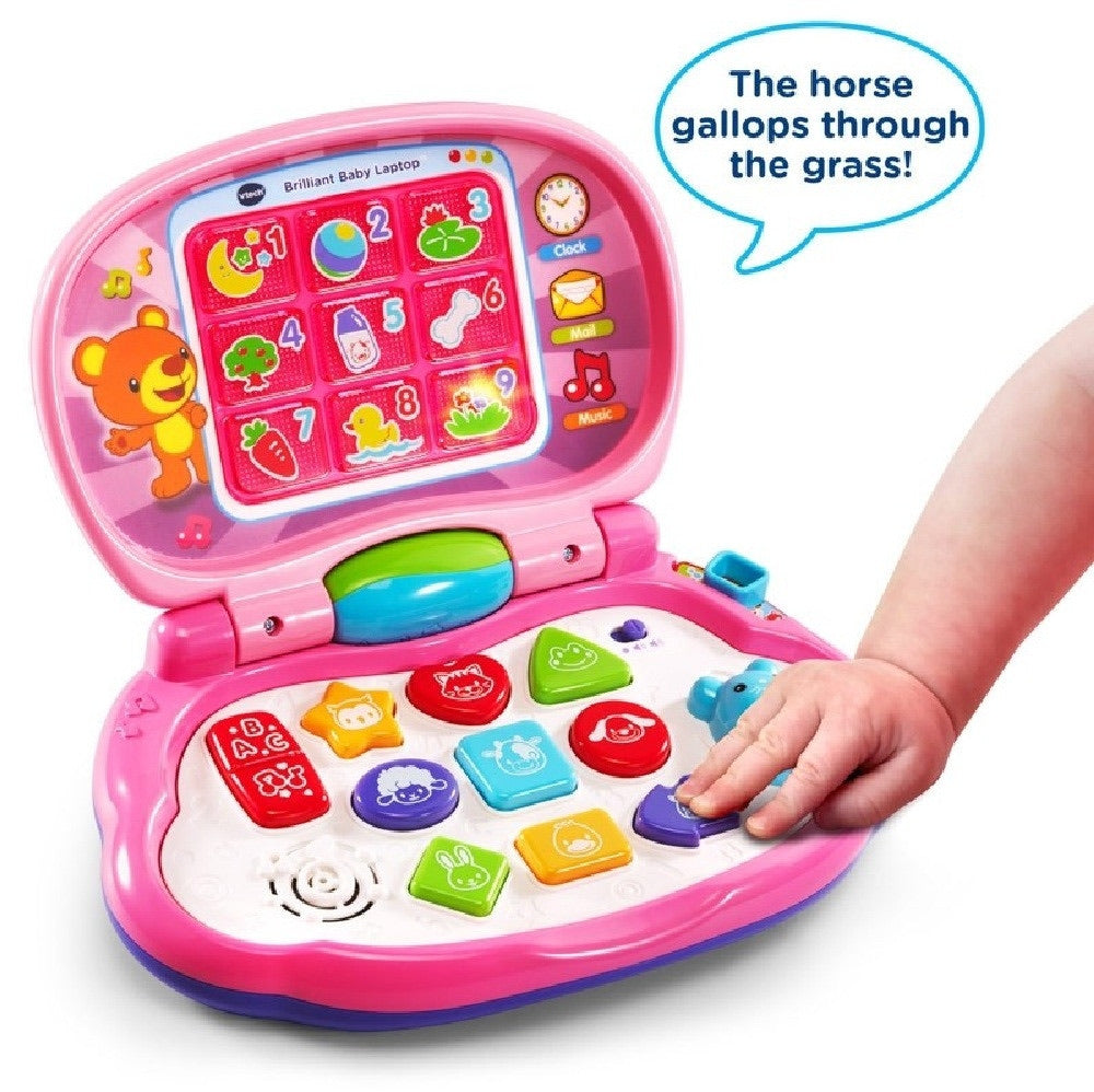 Vtech Brilliant Baby Laptop Pink
