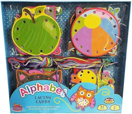 Alphabet Lacing Cards
