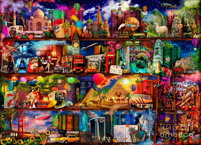 PUZZLE 2000PC WORLD OF BOOKS