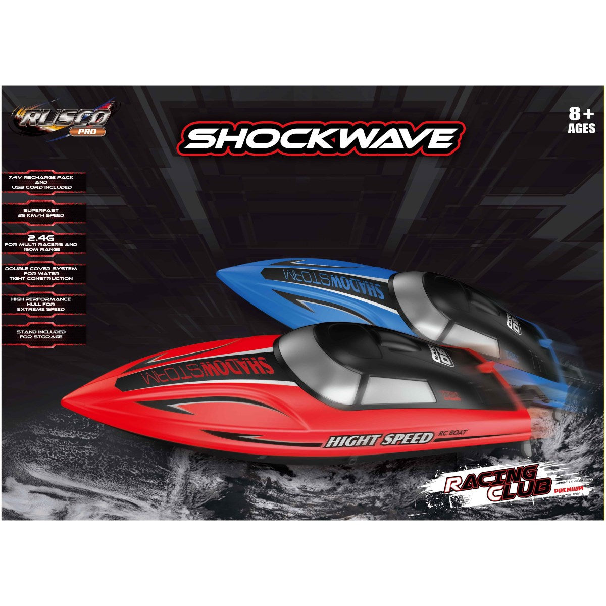 R/C Rusco Shock Wave Boat