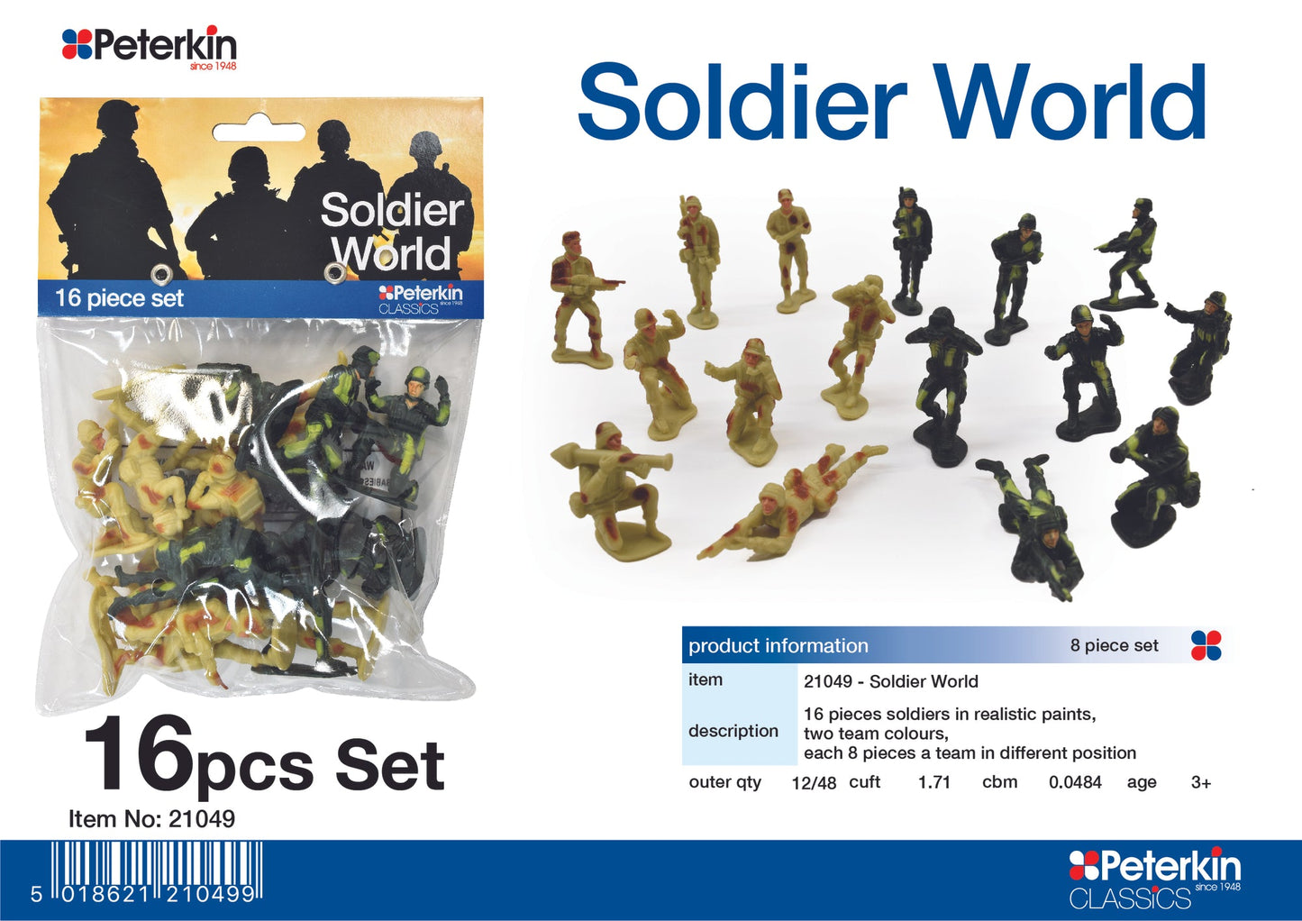 SOLDIER WORLD 16PC PK