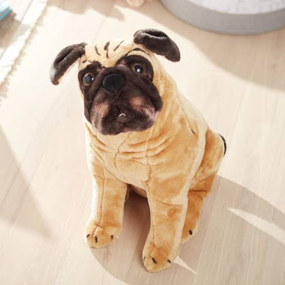 M&D LARGE PLUSH PUG
