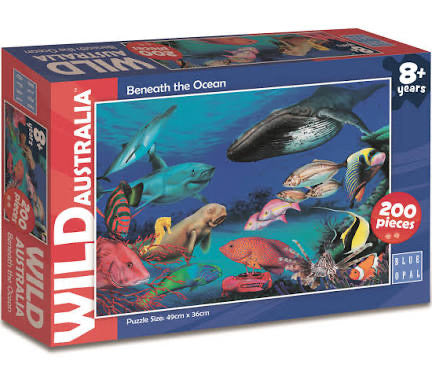 PUZZLE 200PC WILD AUST BENEATH THE OCEAN